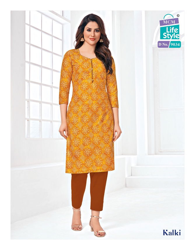 Kalki Vol 4 By Mcm Casual Wear Cotton Printed Kurtis Wholesale Shop In Surat